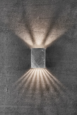 Fold 10 buiten wandlamp LED, gegalvaniseerd staal